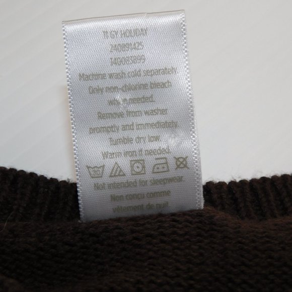 Gymboree Boys XS ( 3T - 4T ) Brown Red Tan Knit Pullover Argyle Sweater Vest - Picture 2 of 7